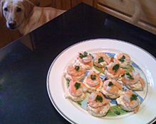 Winner’s Circle Shrimp Rounds – Appetizer