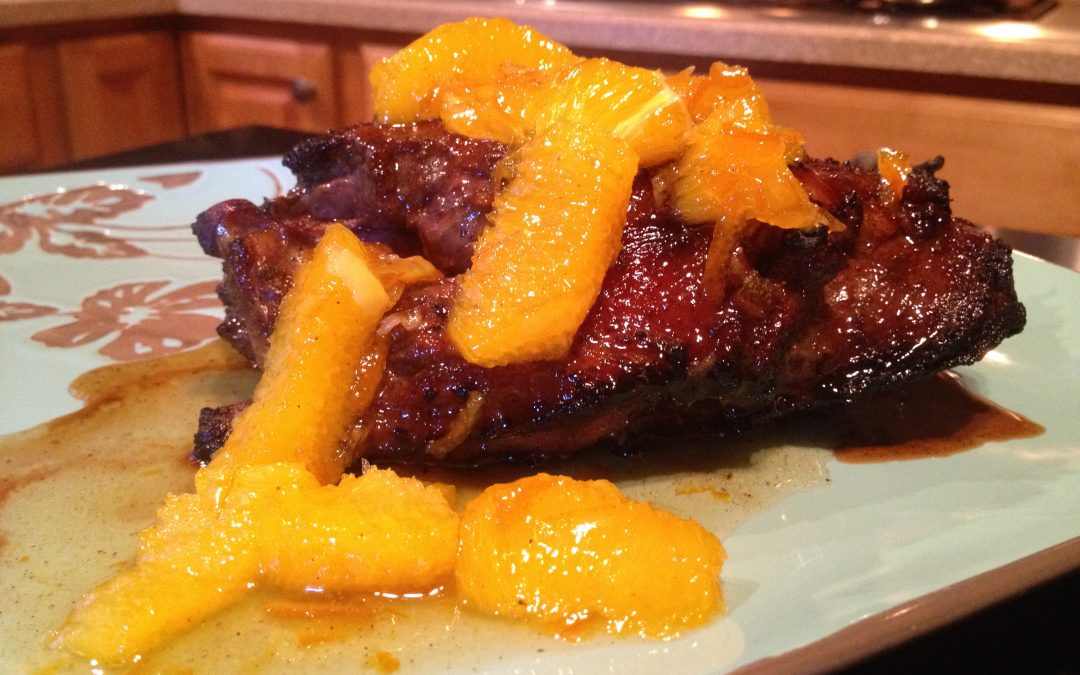 Groovy Duck Breast with Cara Cara Oranges