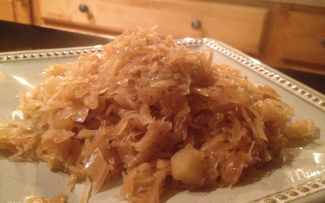 Sally’s Carmelized Kraut – Serves 4