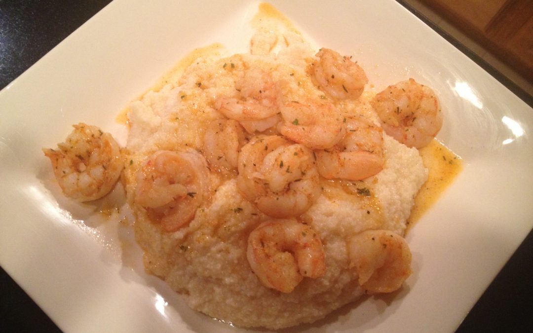 Biloxi Shrimp and Grits – Serves 4