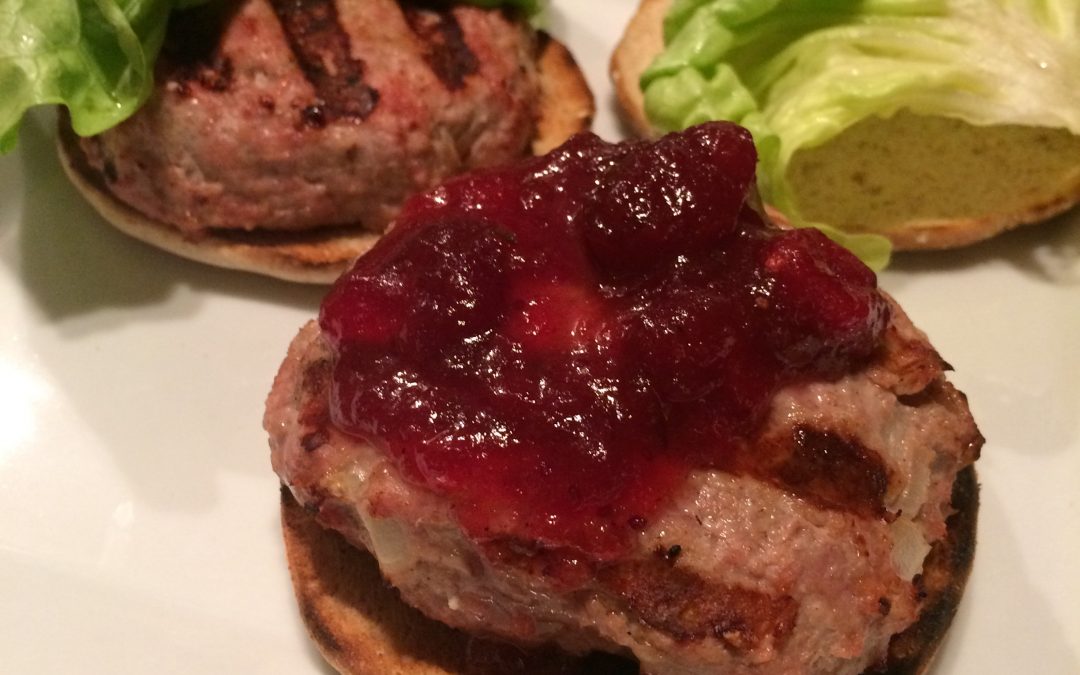 Mom’s Turkey Burgers w/Cranberry Ketchup