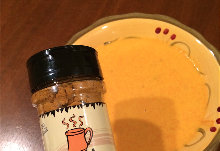 Carrot Ginger Soup with MoJo – serves 4