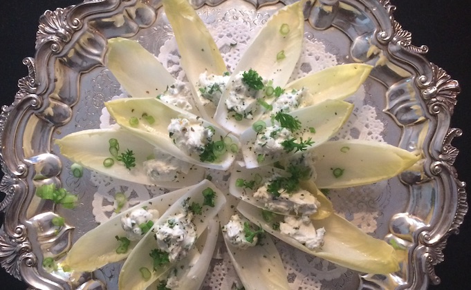 Endive with Herbed Goat Cheese