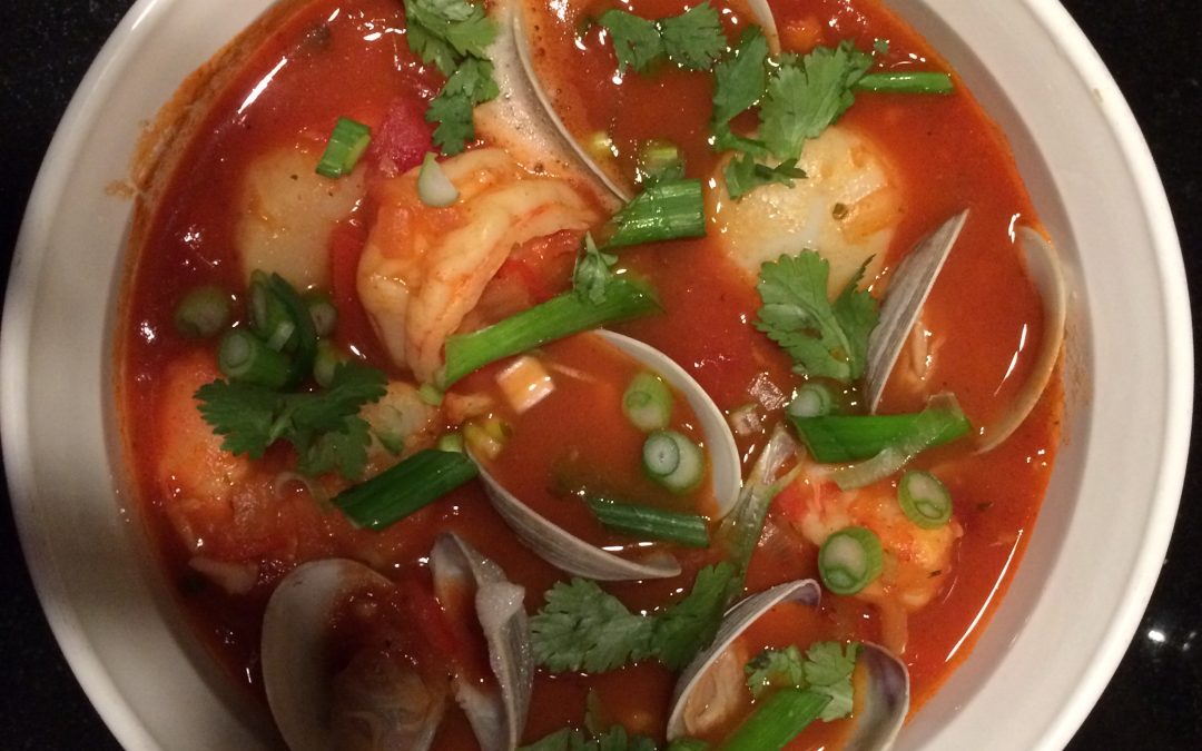 Spicy Seafood Cioppinno
