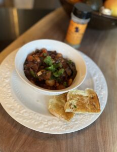 Mushroom and Bean Bourguignon – serves 6